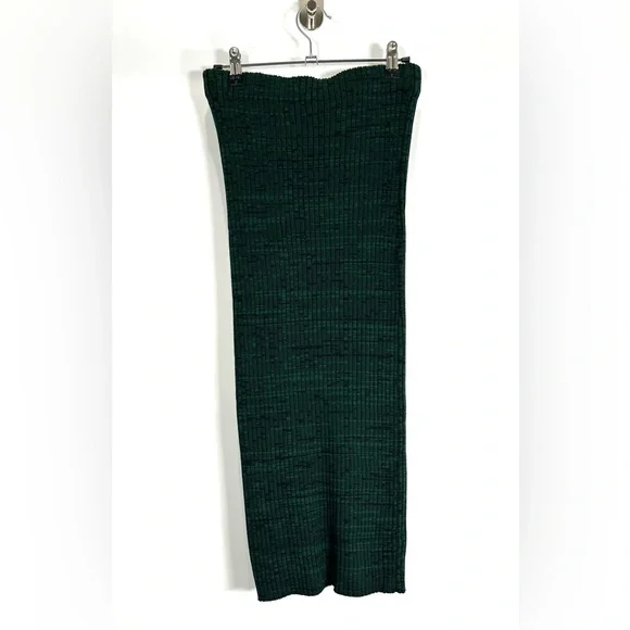 MONROW - Cosmo Rib Knit Midi Skirt – Deep Forest – XS — NWT - Picture 6 of 10